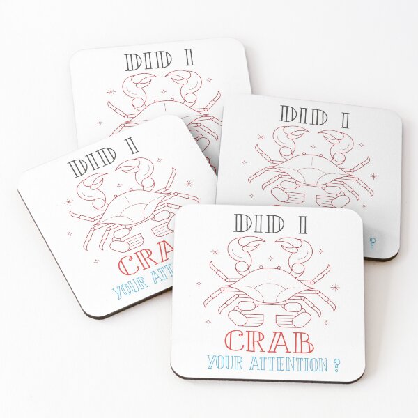 Item preview, Funny Did I Crab Your Attention Saying - Funny Crab Quote  designed and sold by TQ-Design.