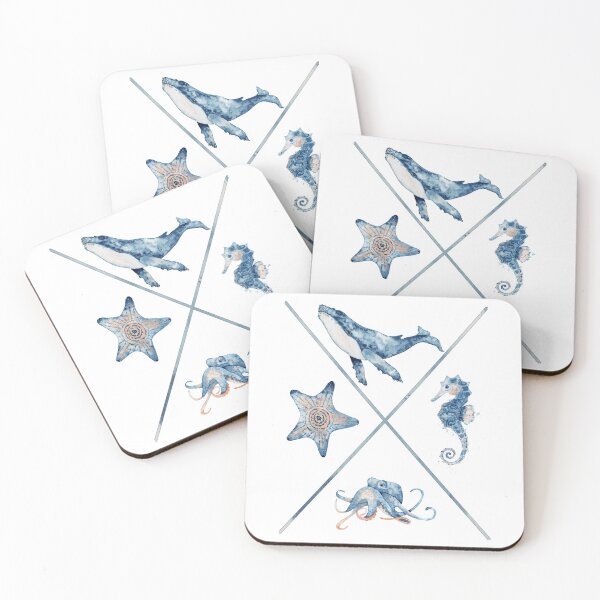 Item preview, sea creatures designed and sold by Againstallodds.