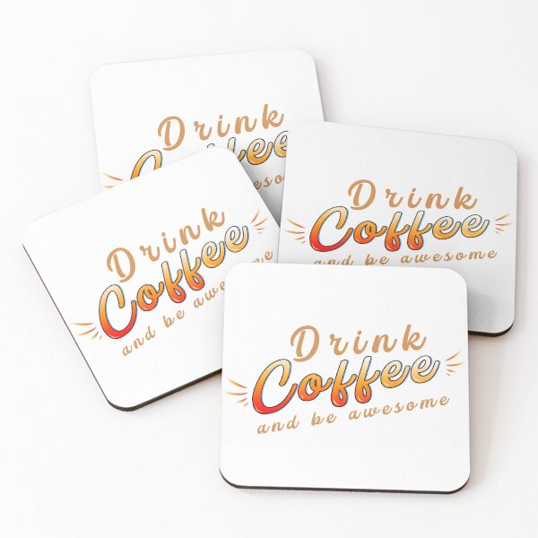 Item preview, Drink Coffee And Be Awesome (coffee lovers t-shirts , funny t-shirts) designed and sold by Badreasfoury.