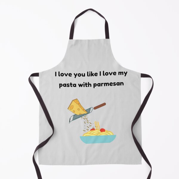 Item preview, I love you like I love my pasta with parmesan - Funny Valentine's Day Gifts designed and sold by Redix28.