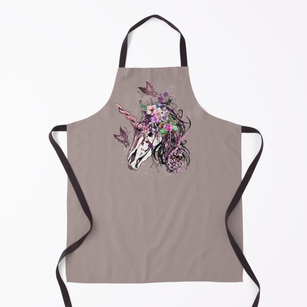 Item preview, Floral Unicorn Ghost Skeleton designed and sold by Gothic Fantasy.
