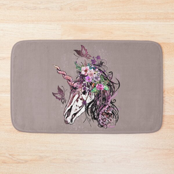 Item preview,  Floral Unicorn Ghost Skeleton  designed and sold by Gothic Fantasy.
