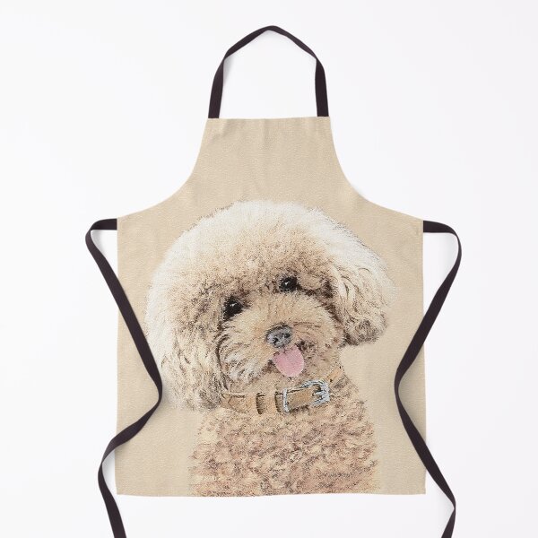 Item preview, Poodle Toy Miniature Apricot Cream Brown designed and sold by alpendesigns.