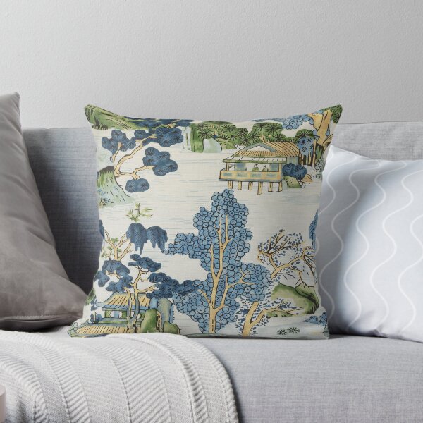 Chinoiserie classic Throw Pillow