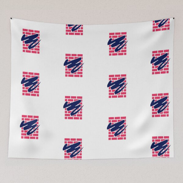 Item preview, vapor wave and 90s style graffiti on wall  designed and sold by Platform11west.