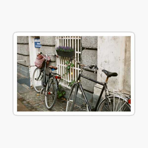 Bicycles in Copenhagen Sticker