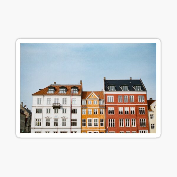 Bright Colors of Copenhagen Sticker