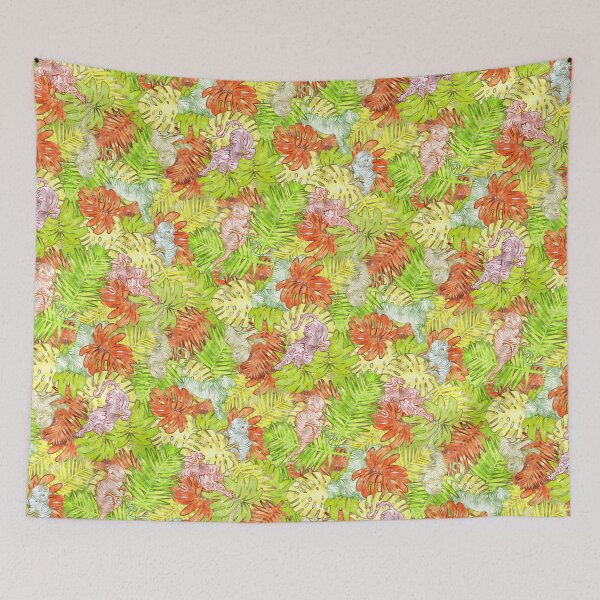 Item preview, Tiger Palms - Summertime - Colorway Mouse Pad designed and sold by jamie Omahen.