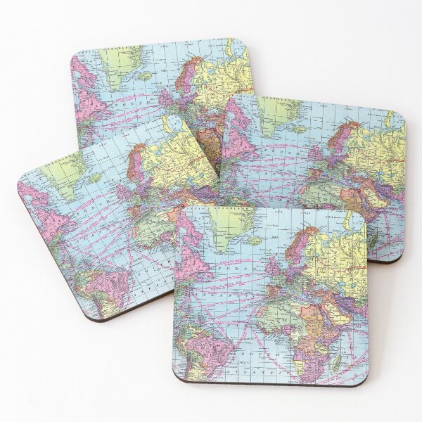 Item preview, Vintage World Map designed and sold by Slh69.