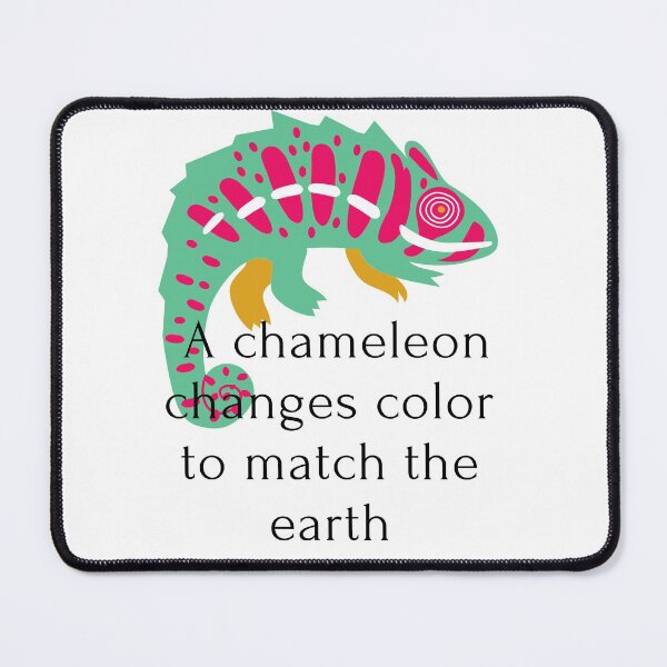 Item preview, A chameleon changes color to match the earth designed and sold by Hinny8.