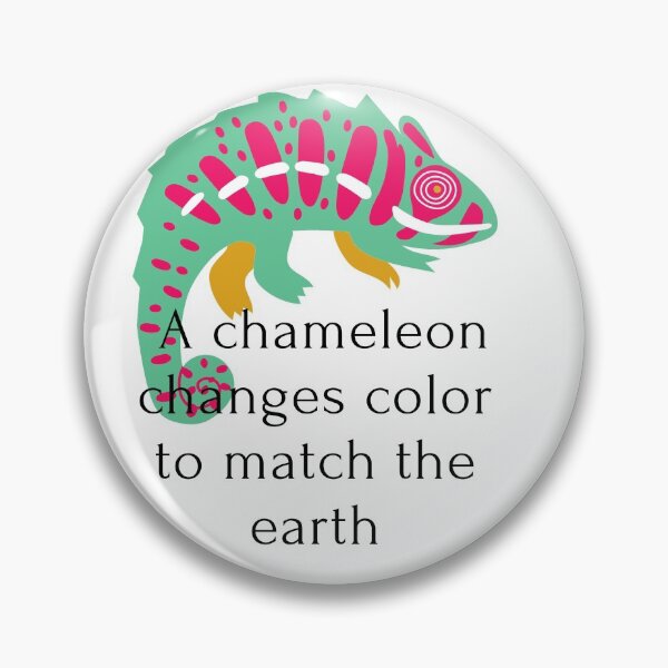 Item preview, A chameleon changes color to match the earth designed and sold by Hinny8.