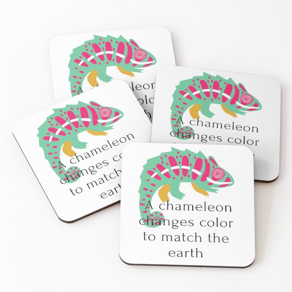 Item preview, A chameleon changes color to match the earth designed and sold by Hinny8.