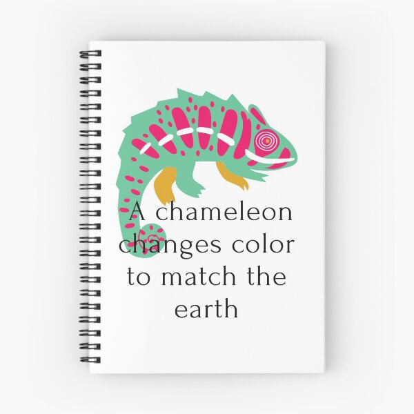 Item preview, A chameleon changes color to match the earth designed and sold by Hinny8.