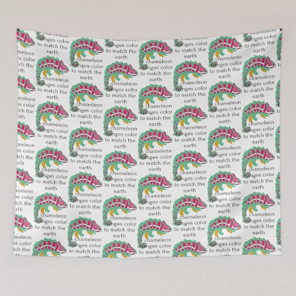 Item preview, A chameleon changes color to match the earth designed and sold by Hinny8.