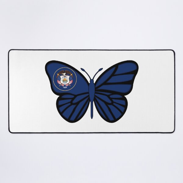 Item preview, State of Utah Flag Butterfly 1 designed and sold by Gsallicat.