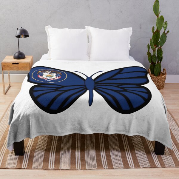 Item preview, State of Utah Flag Butterfly 1 designed and sold by Gsallicat.