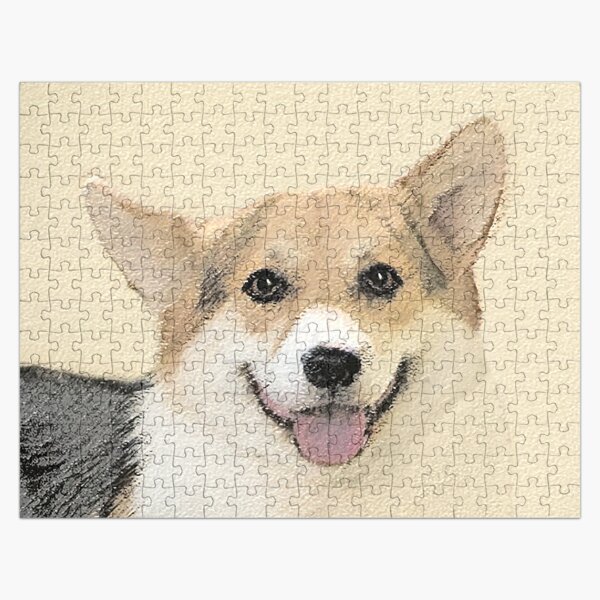 Pembroke Welsh corgi Portrait Jigsaw Puzzle by Asp Arts - Fine Art