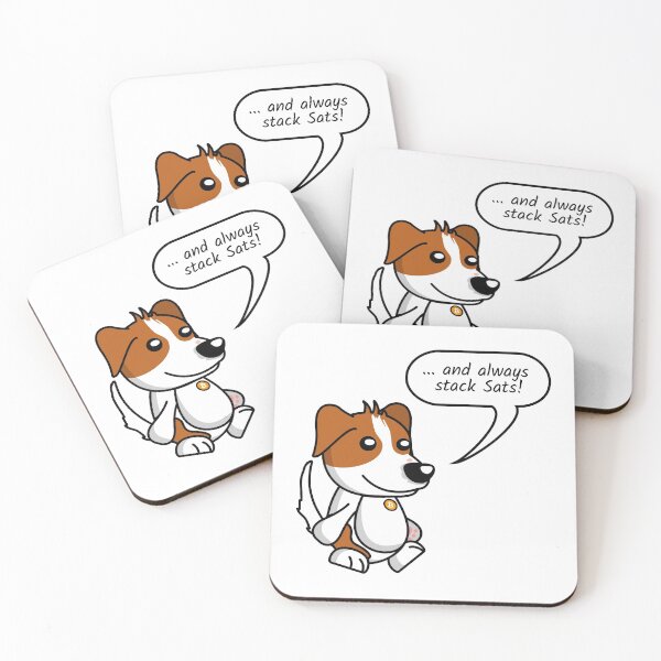 Item preview, Bitcoin Dog - ... and always stack sats! designed and sold by NautilusMare.