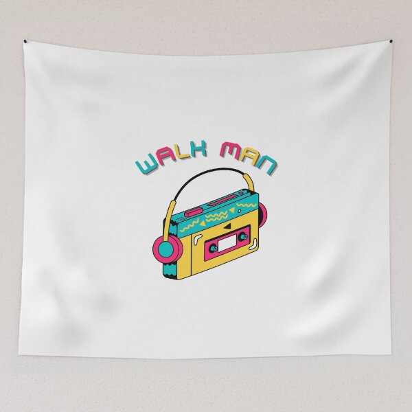 Item preview, Retro 90's walk man  designed and sold by SAJAMANIA.