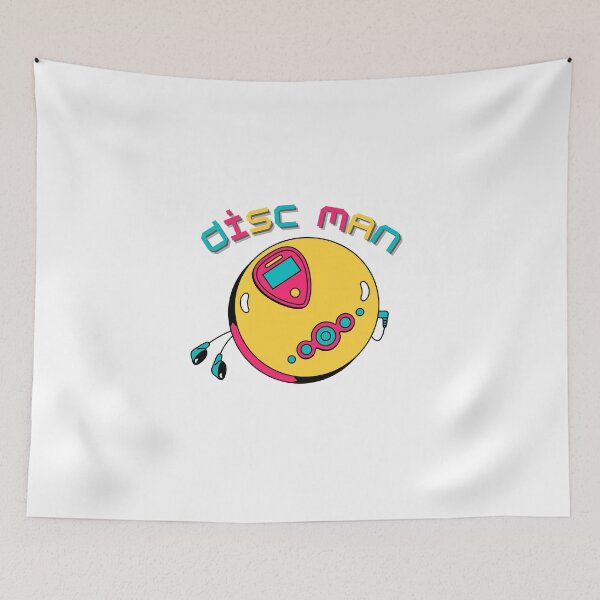 Item preview, Retro disc man designed and sold by SAJAMANIA.
