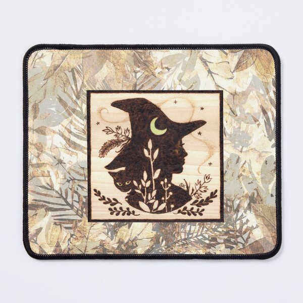Item preview, Harvest Witch Woodburn designed and sold by MoodyMuseArt.