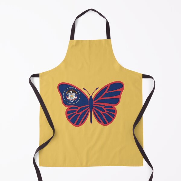 Item preview, State of Utah Flag Butterfly 3 designed and sold by Gsallicat.
