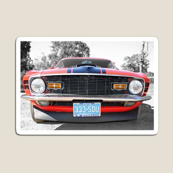 Full Frontal - 1970 Mach 1 Mustang Magnet