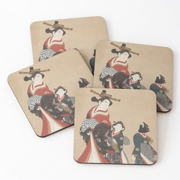 Item preview, Courtesan and Attendants designed and sold by japanese-ukiyoe.