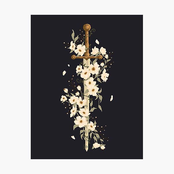 Item preview, Flower Sword designed and sold by chelsea-faust.