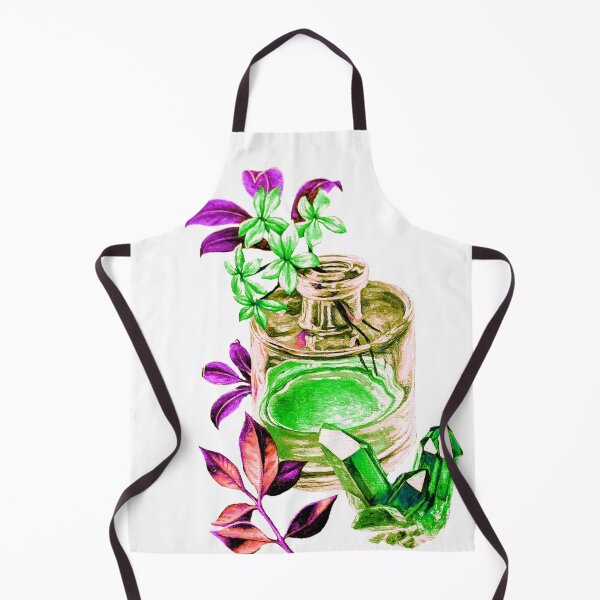 Item preview, Pretty perfume vase, flowers and rose quartz - Artwork designed and sold by LukjanovArt.