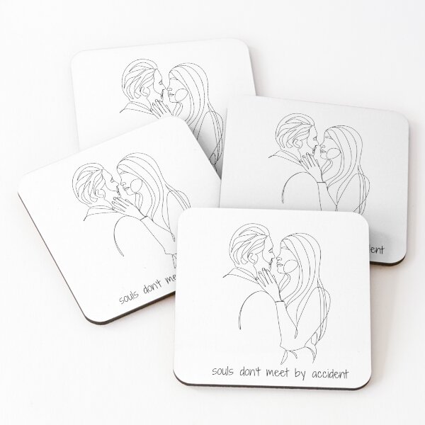 Item preview, SOULS DON'T MEET BY ACCIDENT QUOTE ART  designed and sold by Alexa5454.