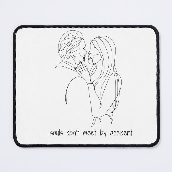 Item preview, SOULS DON'T MEET BY ACCIDENT QUOTE ART designed and sold by Alexa5454.