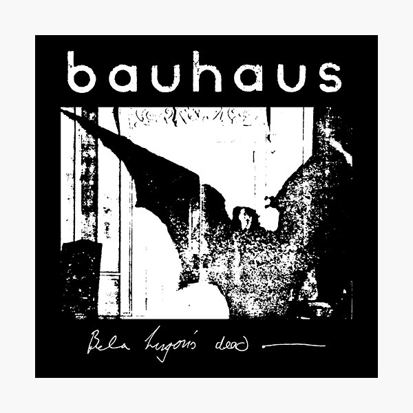 Item preview, Bauhaus - Bat Wings - Bela Lugosi's Dead designed and sold by createdezign.