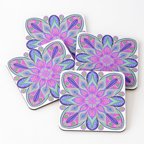 Item preview, Bright pink mandala  designed and sold by SisterlyLove.