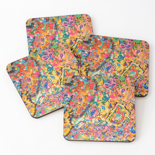 Item preview, Yellow Splash Abstract  designed and sold by Maggamaria79.