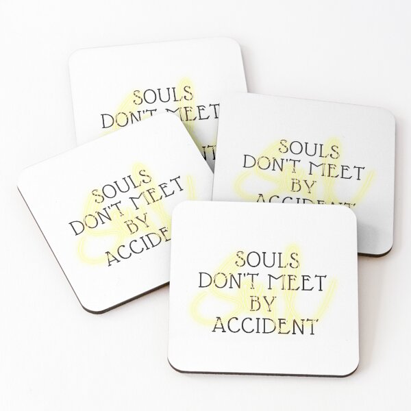 Item preview,  SOULS DON'T MEET BY ACCIDENT QUOTE ART  designed and sold by Alexa5454.