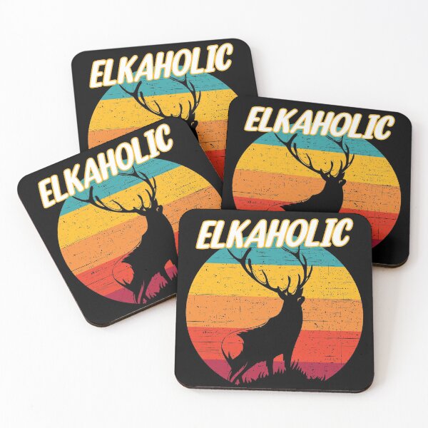 Item preview, Funny Elk Hunting = Elkaholic designed and sold by RicaGraphic.