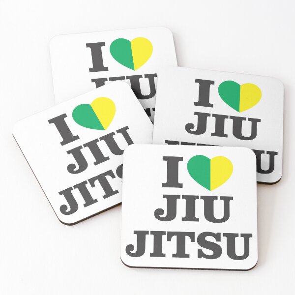 Item preview, I love Brazilian Jiu Jitsu BJJ Green Yellow Cube designed and sold by Ilustra  Ideia.