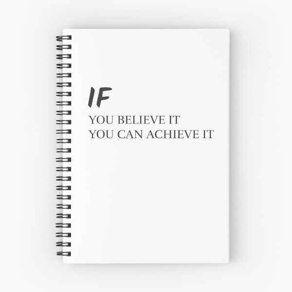 Item preview, IF YOU BELIEVE IT YOU CAN ACHIEVE IT MOTIVATIONAL WALLART designed and sold by SuccessfulVibes.