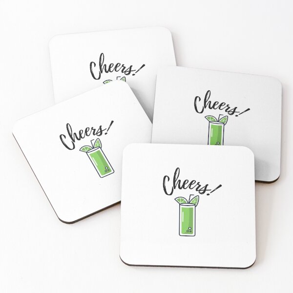 Item preview,  Cocktails Cheer Design in Green designed and sold by OByD.
