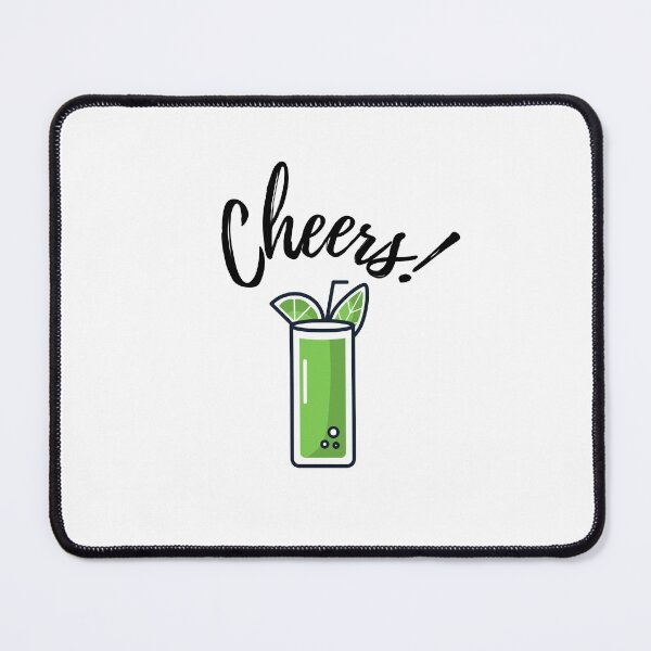 Item preview, Cocktails Cheer Design in Green designed and sold by OByD.