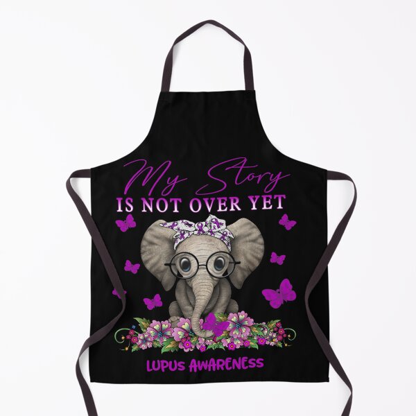Item preview, Cute Elephant My Story Is Not Over Yet Lupus Awareness designed and sold by Adropine.