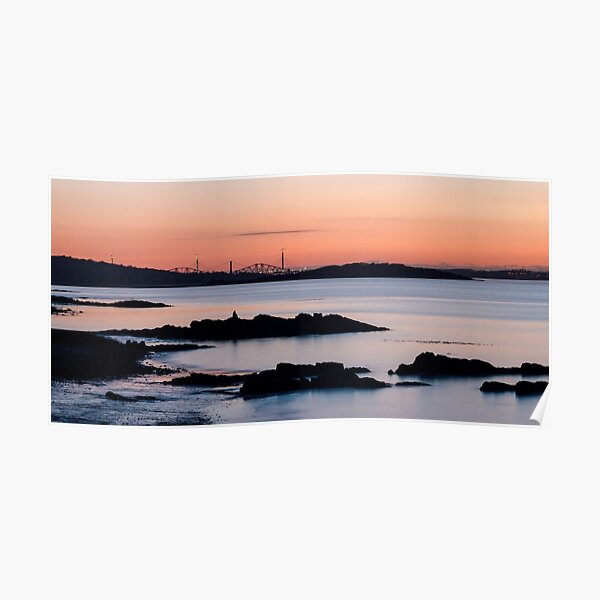 Crammond Shore and the Forth Bridges Poster