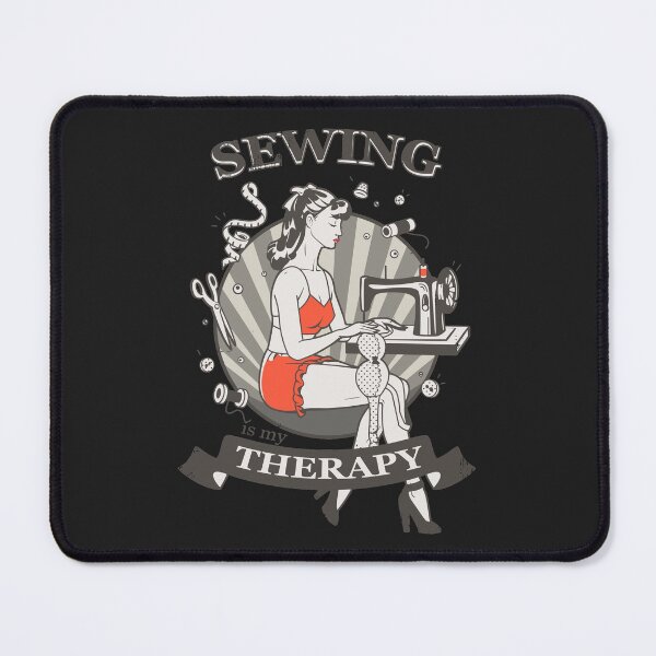 Item preview, Sewing is my therapy | Seamstress pinup girl | Vintage designed and sold by AnnaRuz.