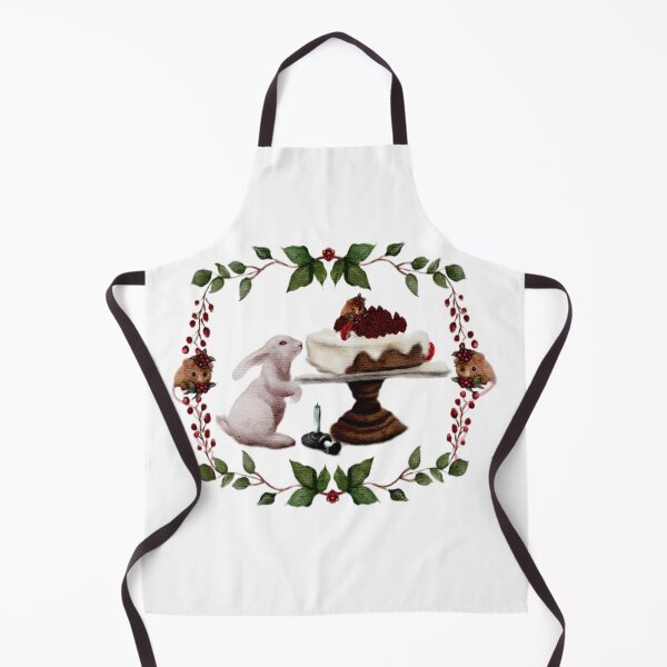Item preview, Beatrix Potter Inspired Birthday Watercolor Cake and Berries is Baby Rabbit, mouse, and button mushrooms designed and sold by Monica Laipple.