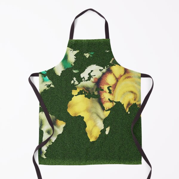 Item preview, Colorful Map Of The World Vivid Watercolor On Dark Background X designed and sold by Irina Sztukowski.