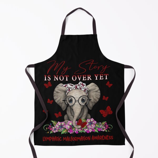Item preview, Cute Elephant My Story Is Not Over Yet Lymphatic Malformation Awareness designed and sold by Adropine.