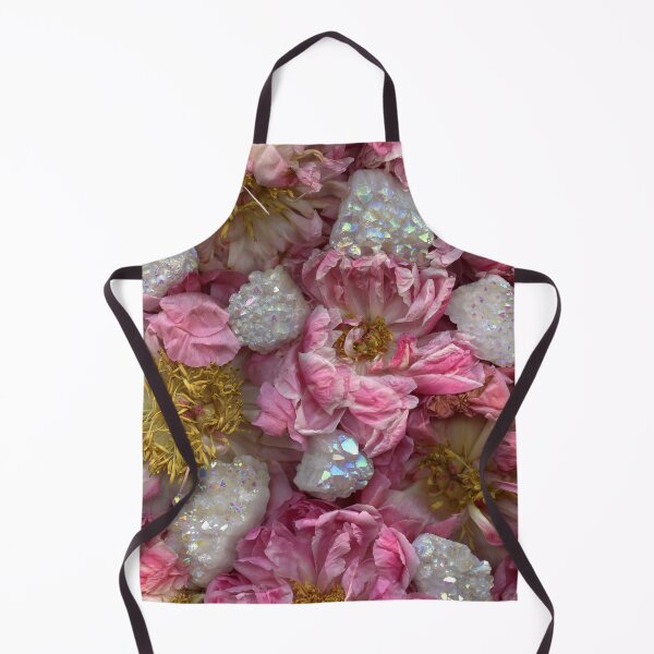Item preview, Flower and Crystal Art - Angel Aura Quartz and Pink Coral Charm Peonies designed and sold by serenityshadows444.