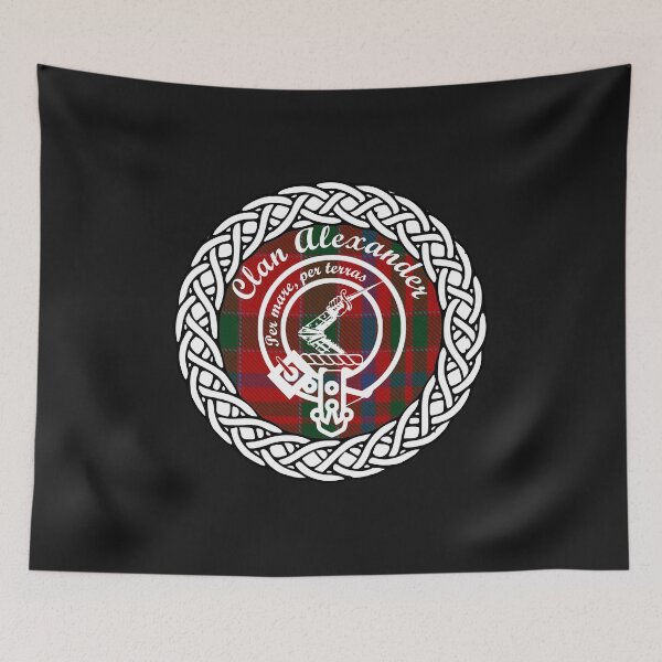 Item preview, Alexander Scottish Clan surname last name crest motto tartan designed and sold by BagTown Clans.