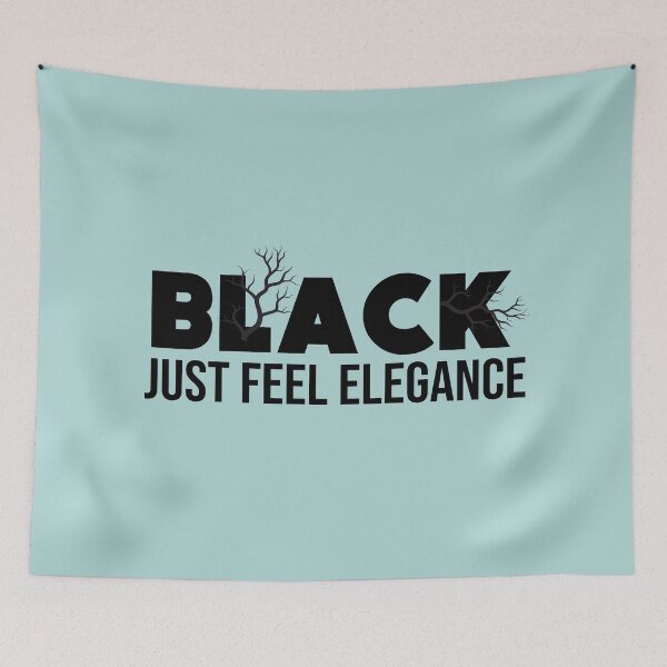 Item preview, Black elegance quote -  Elegant black design designed and sold by PastaPrint.